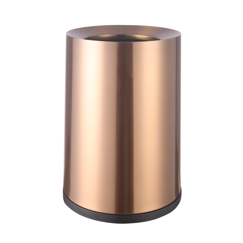 BX-D398 Rose Gold Round Guest Room Bin