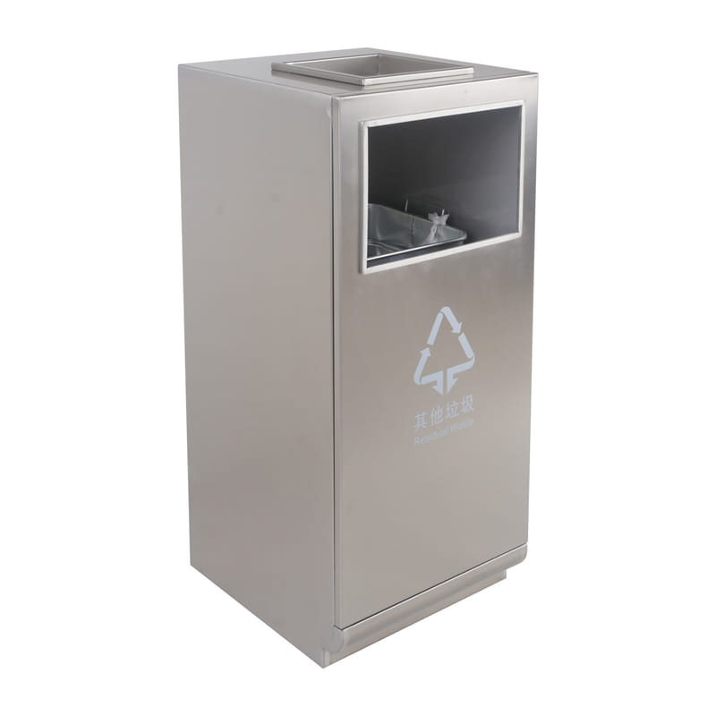 BX-D691 Slanted-Top Mall Bin with Ashtray