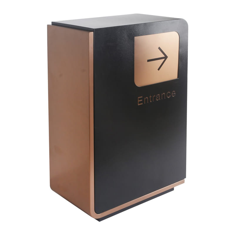 BX-D708 Wayfinding Bin with Signage Panel