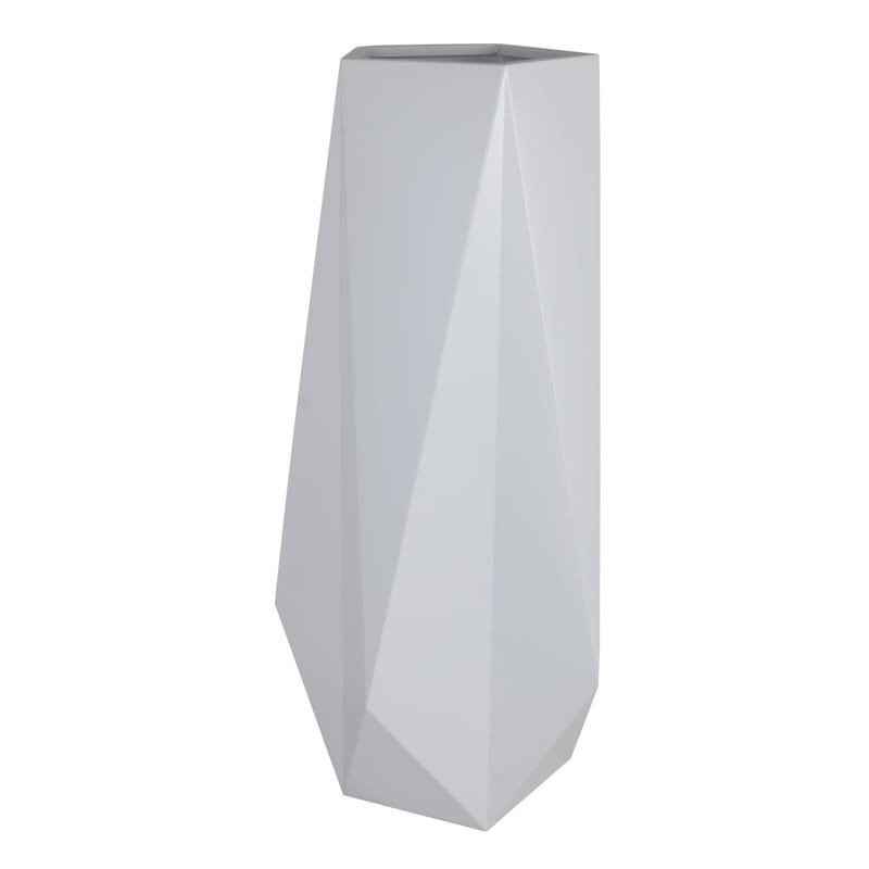 BX-D709C Polygonal Planter Box - White Tall