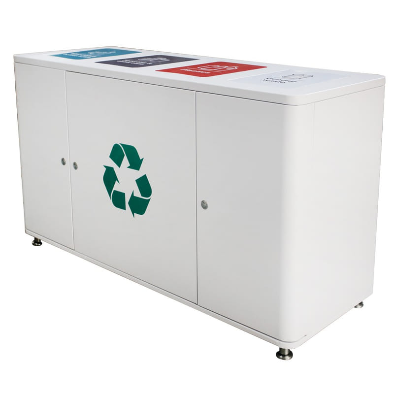 BX-D719 4-Stream Cabinet Recycling Station