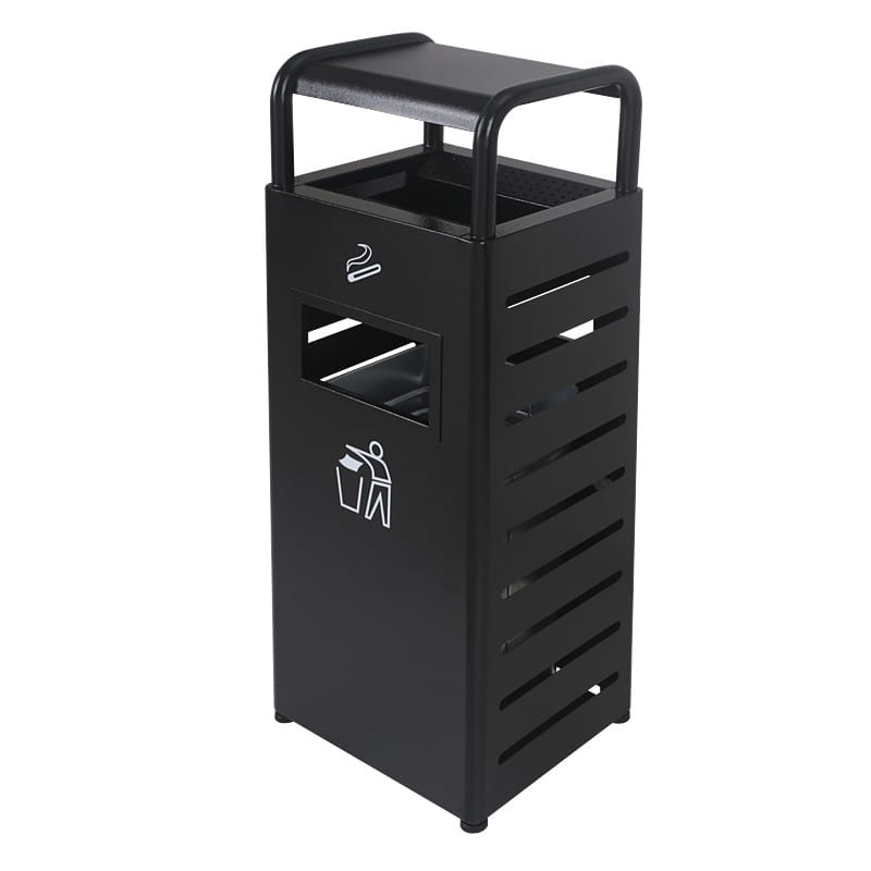 BX-H024A Perforated Outdoor Bin with Ashtray