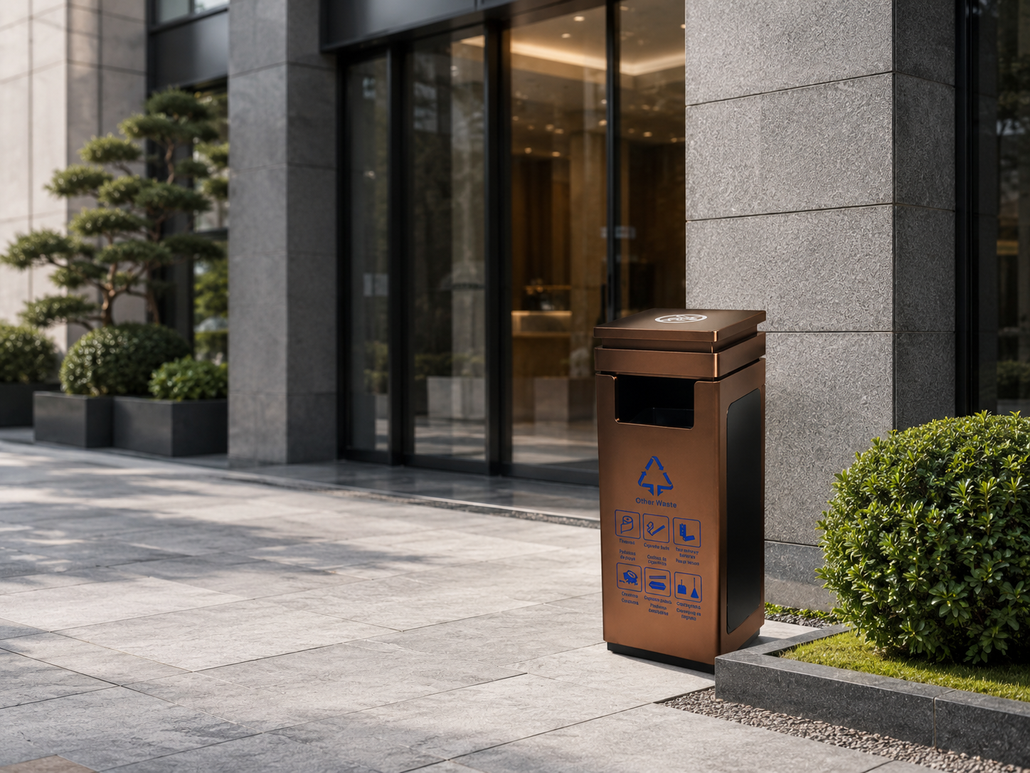 Outdoor Stainless Steel Bins: Weather Resistance and Maintenance
